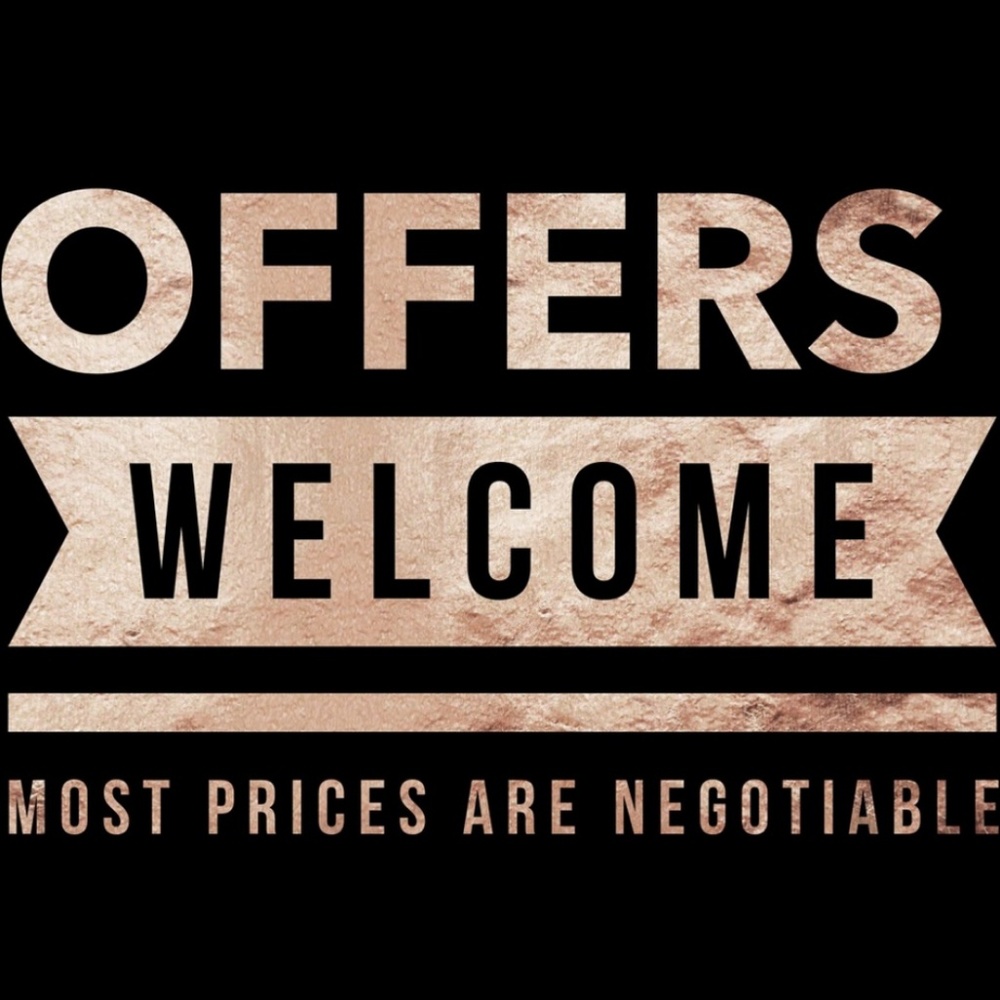 Reasonable offers welcome